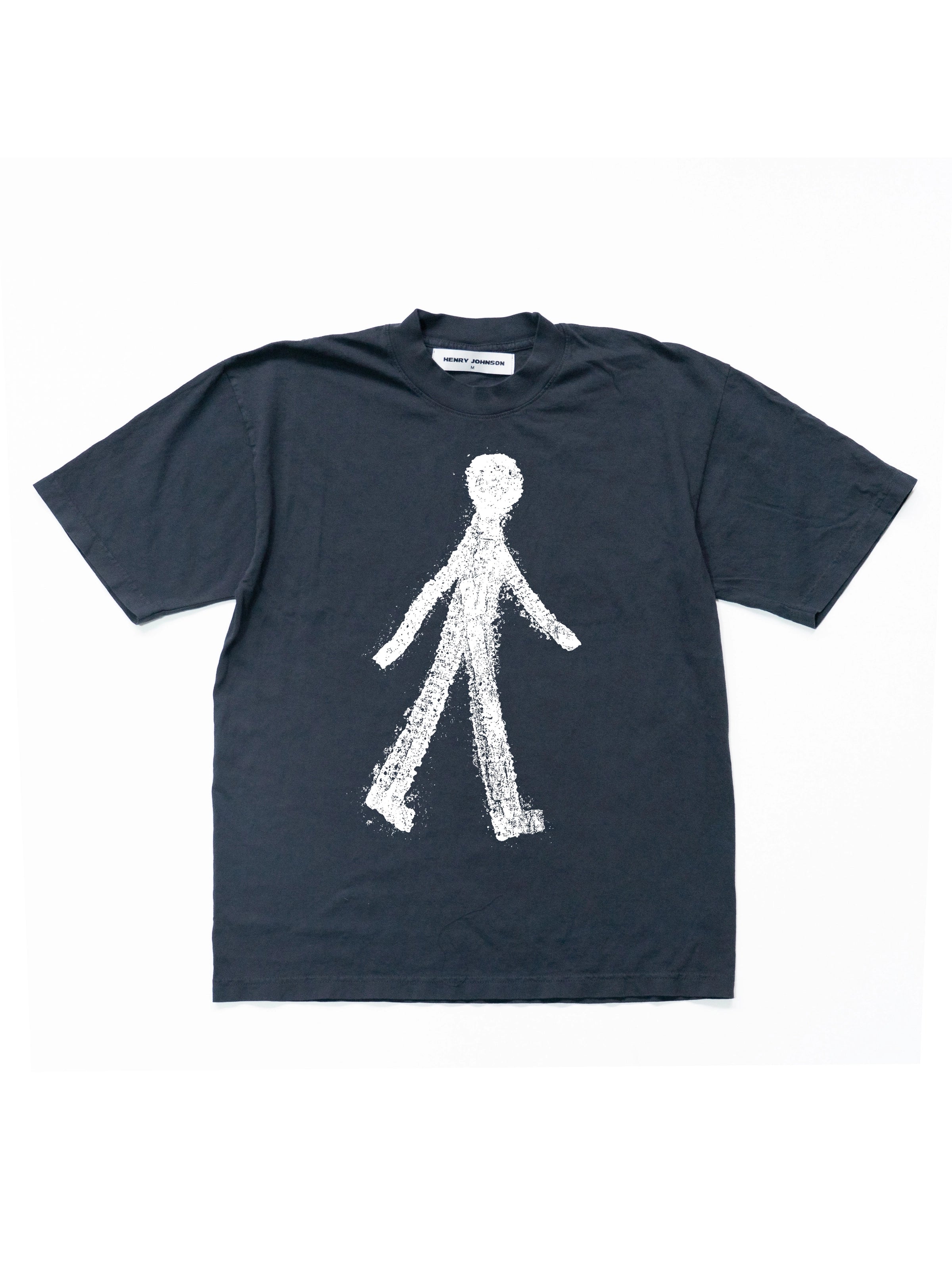 Pedestrian Tee in Black by Henry Johnson – Mergers