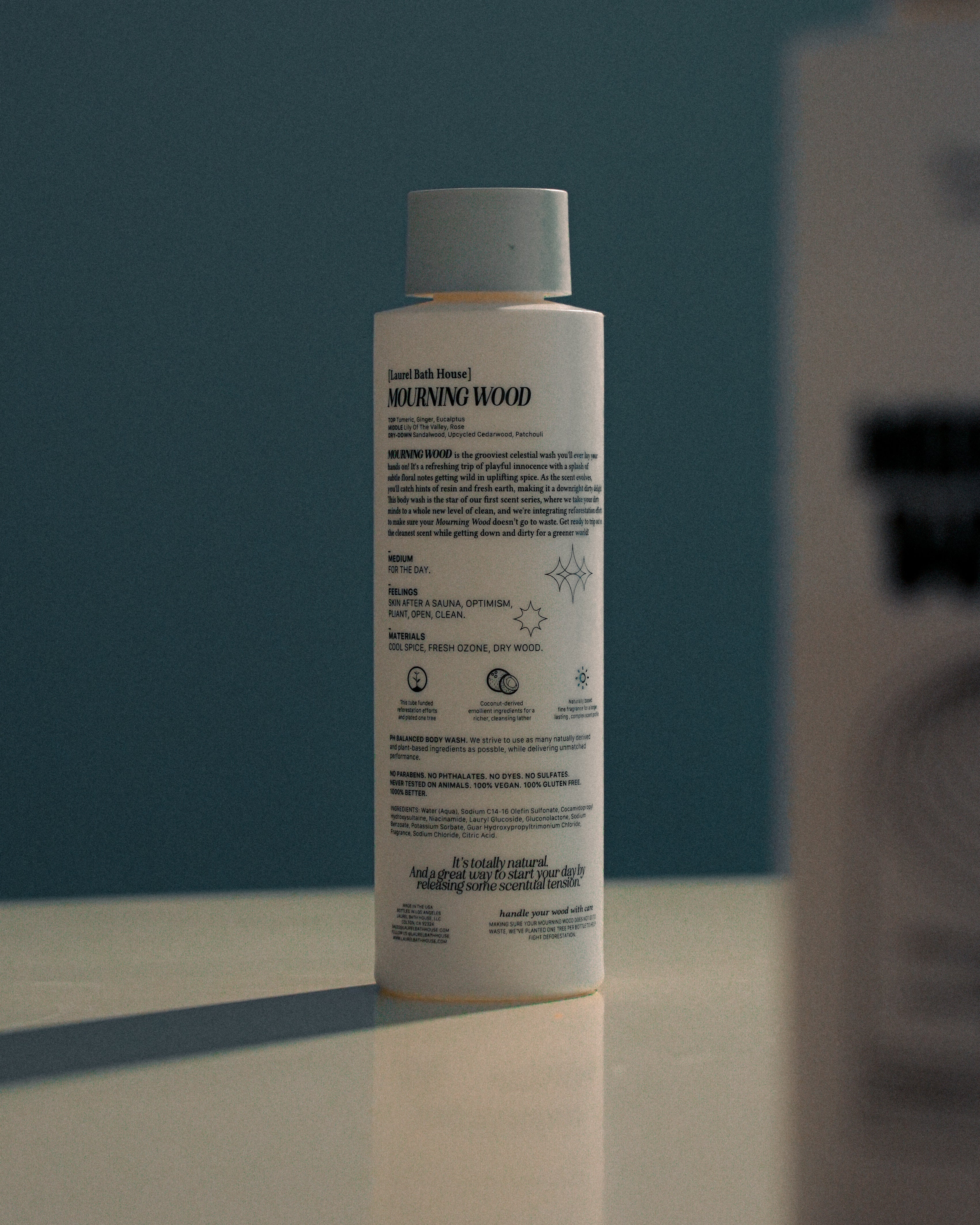 Mourning Wood Body Wash by Laurel Bath House