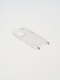 Clear iphone case on a white background