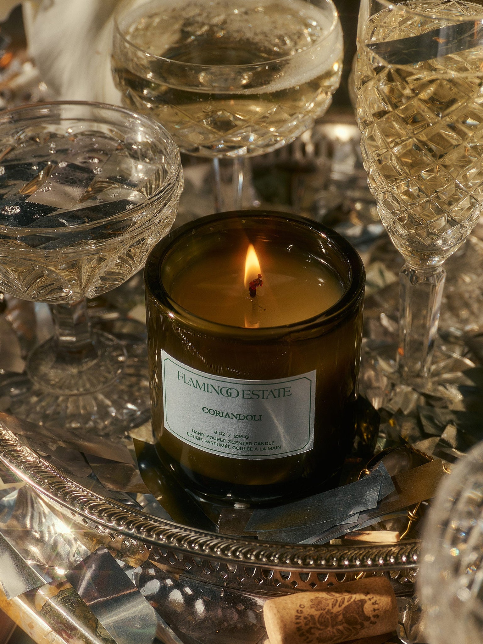 Coriandoli Candle