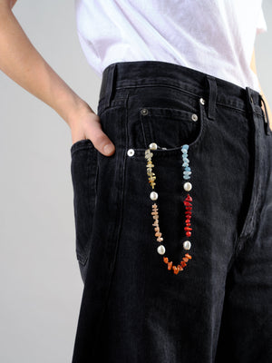 Stone & Pearl Wristlet in Multi