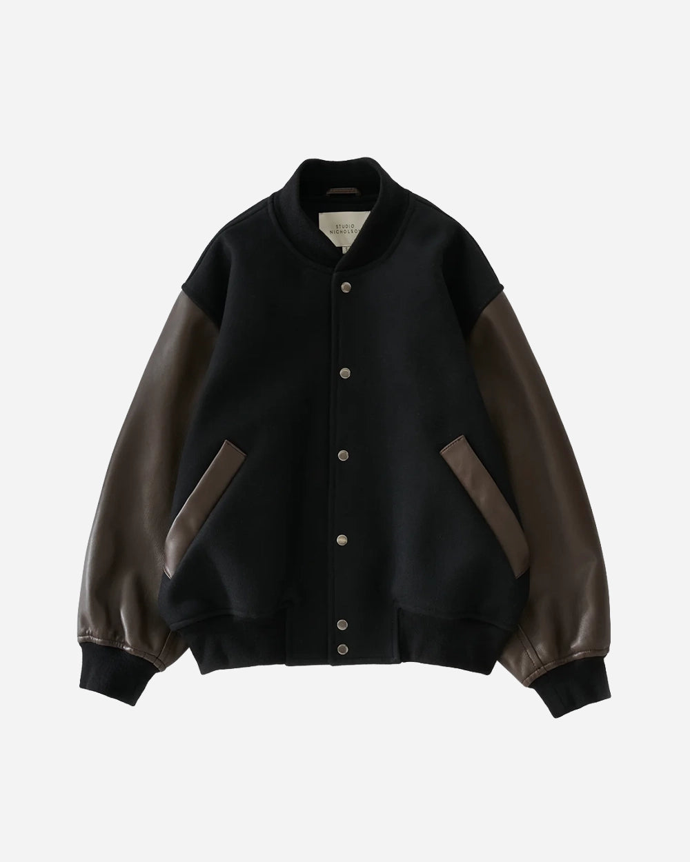 Alph Leather Bomber Jacket by Studio Nicholson
