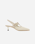 Alto 50 Slingback in Cream by Studio Amelia