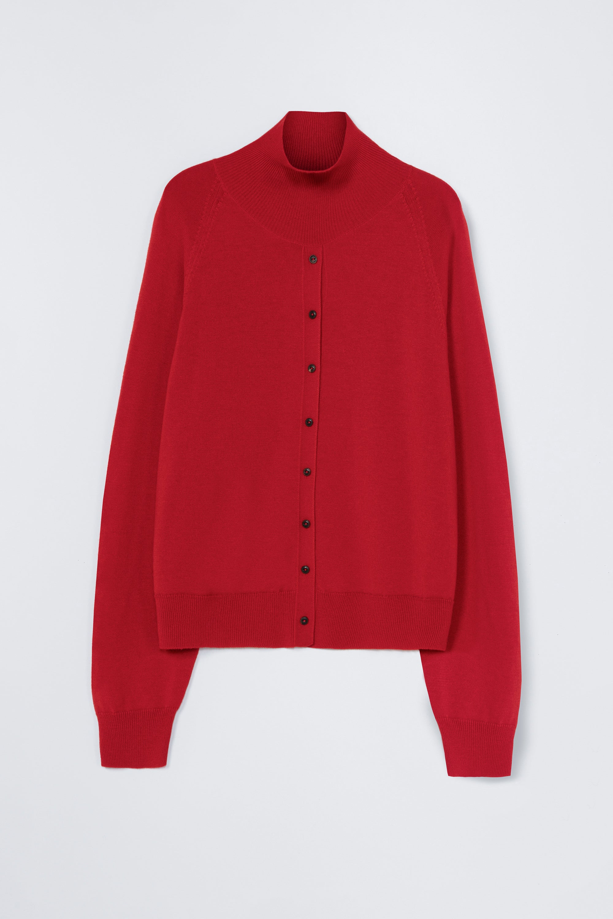 Merino Wool Sweater in Red by CORDERA