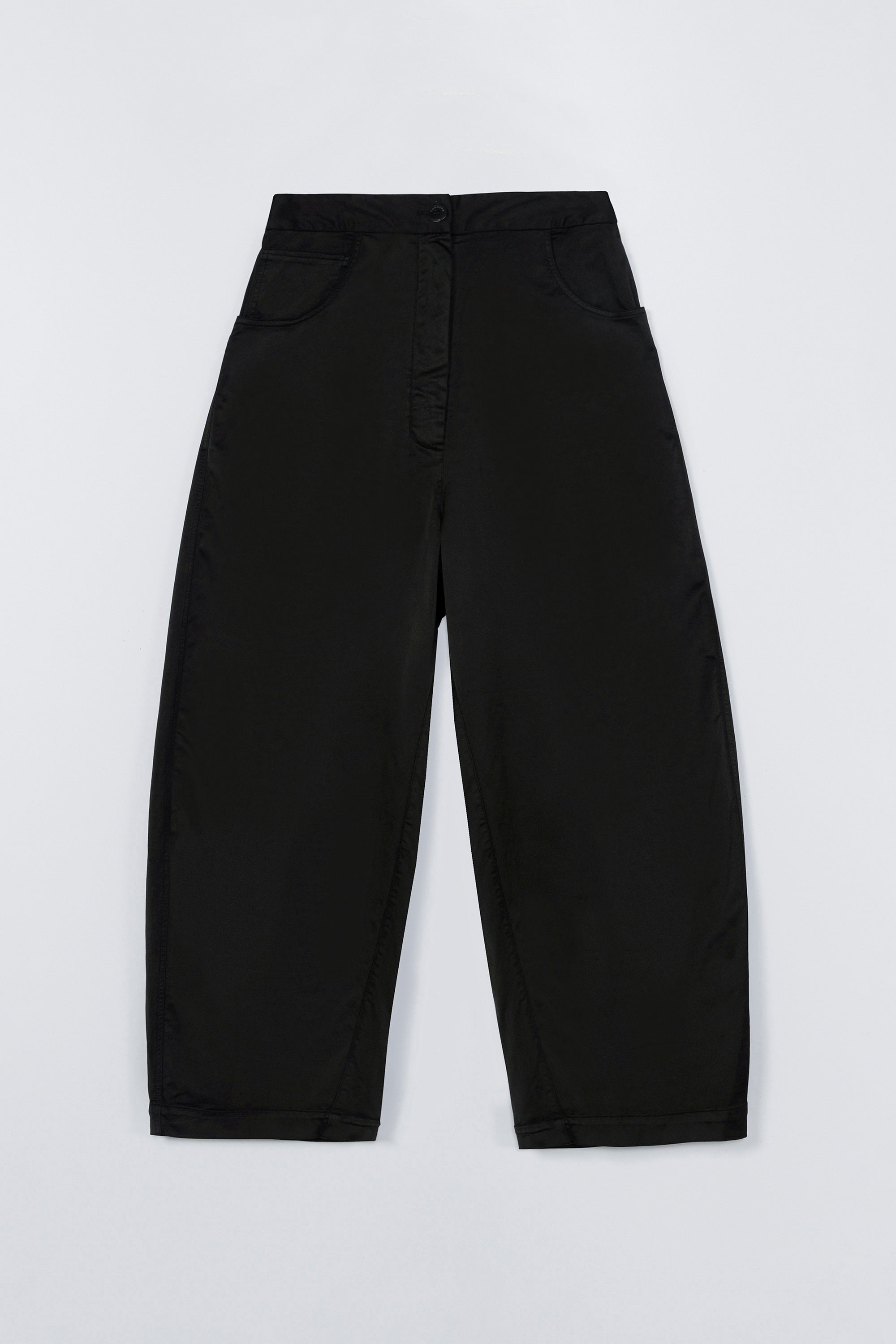 Black pants on a white background