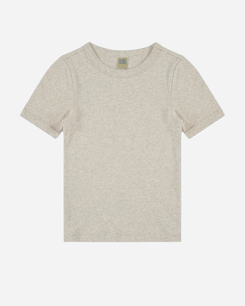 Car Baby Tee in Heather Grey by FLORE FLORE