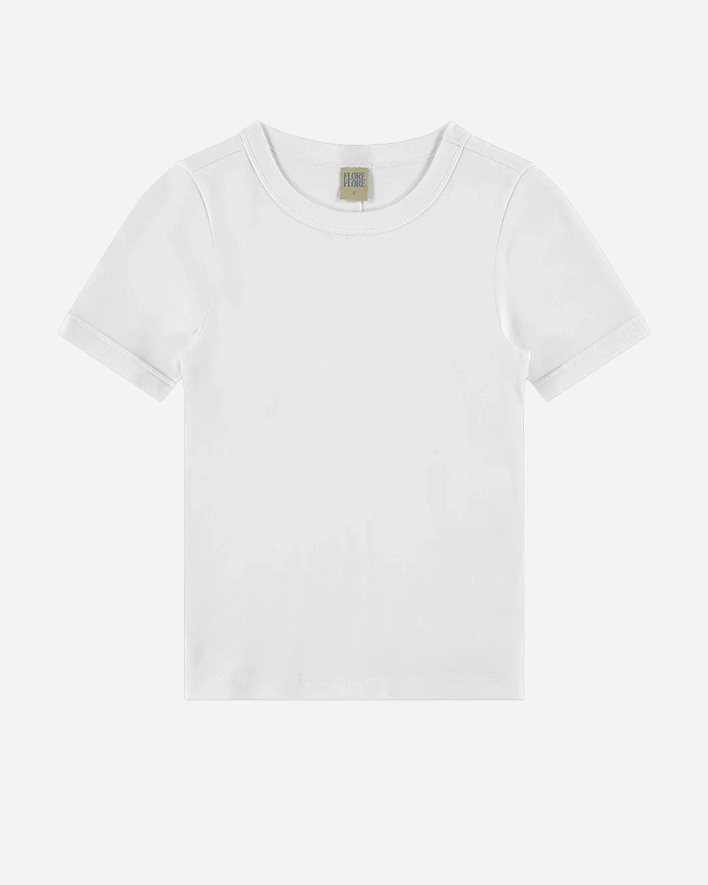 Car Baby Tee in White by FLORE FLORE