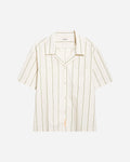 Celery Stripe Short Sleeve Shirt by Bode