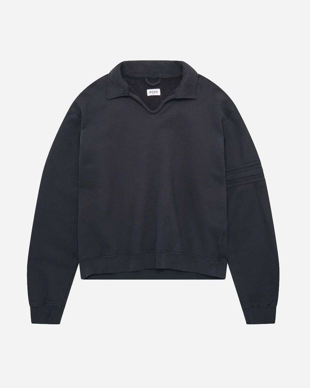 Crew Polo in Black by Bode