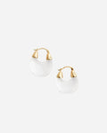 Crystal Hoop Earrings by NOMIA