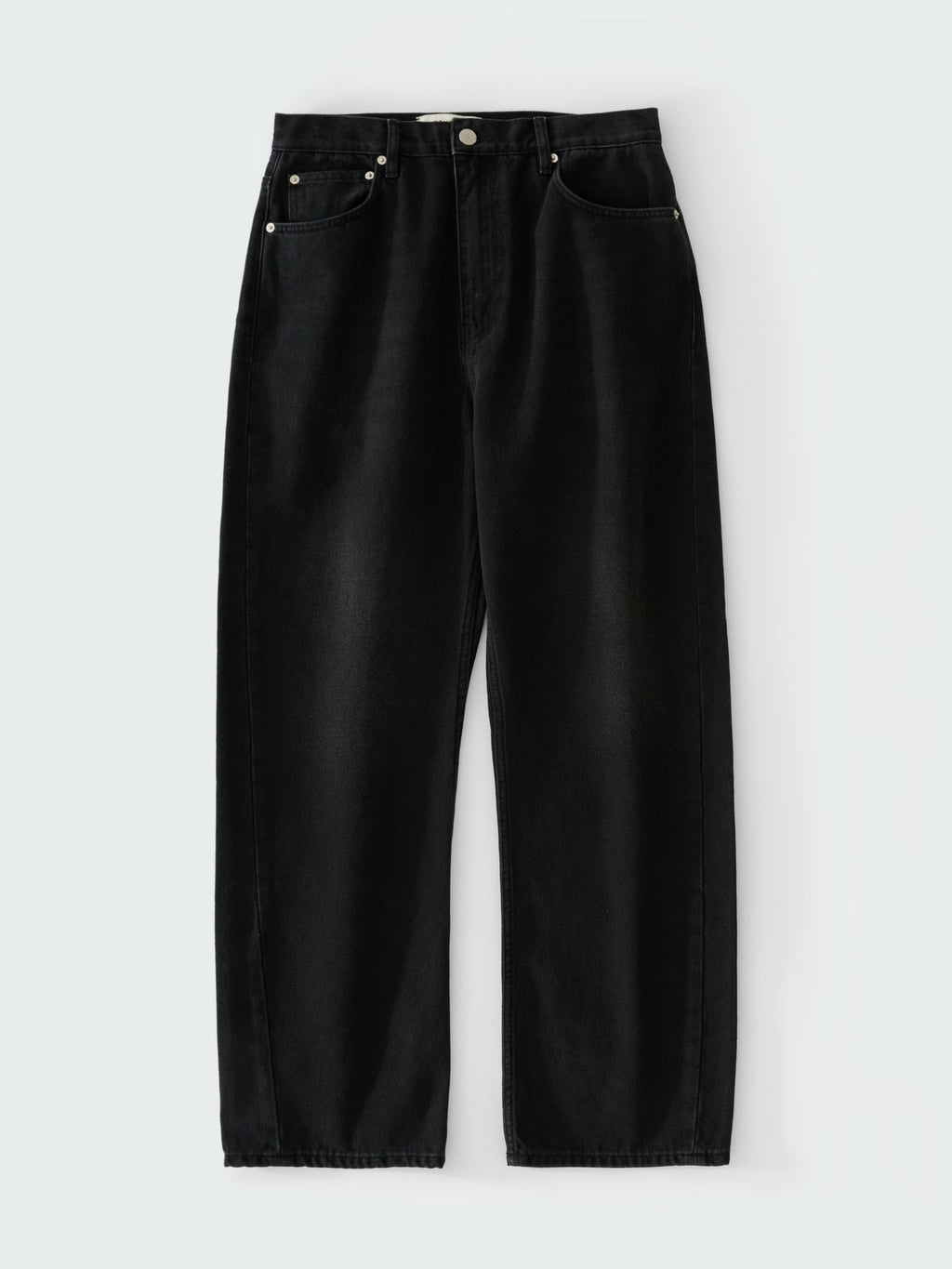 Black jeans on a white background