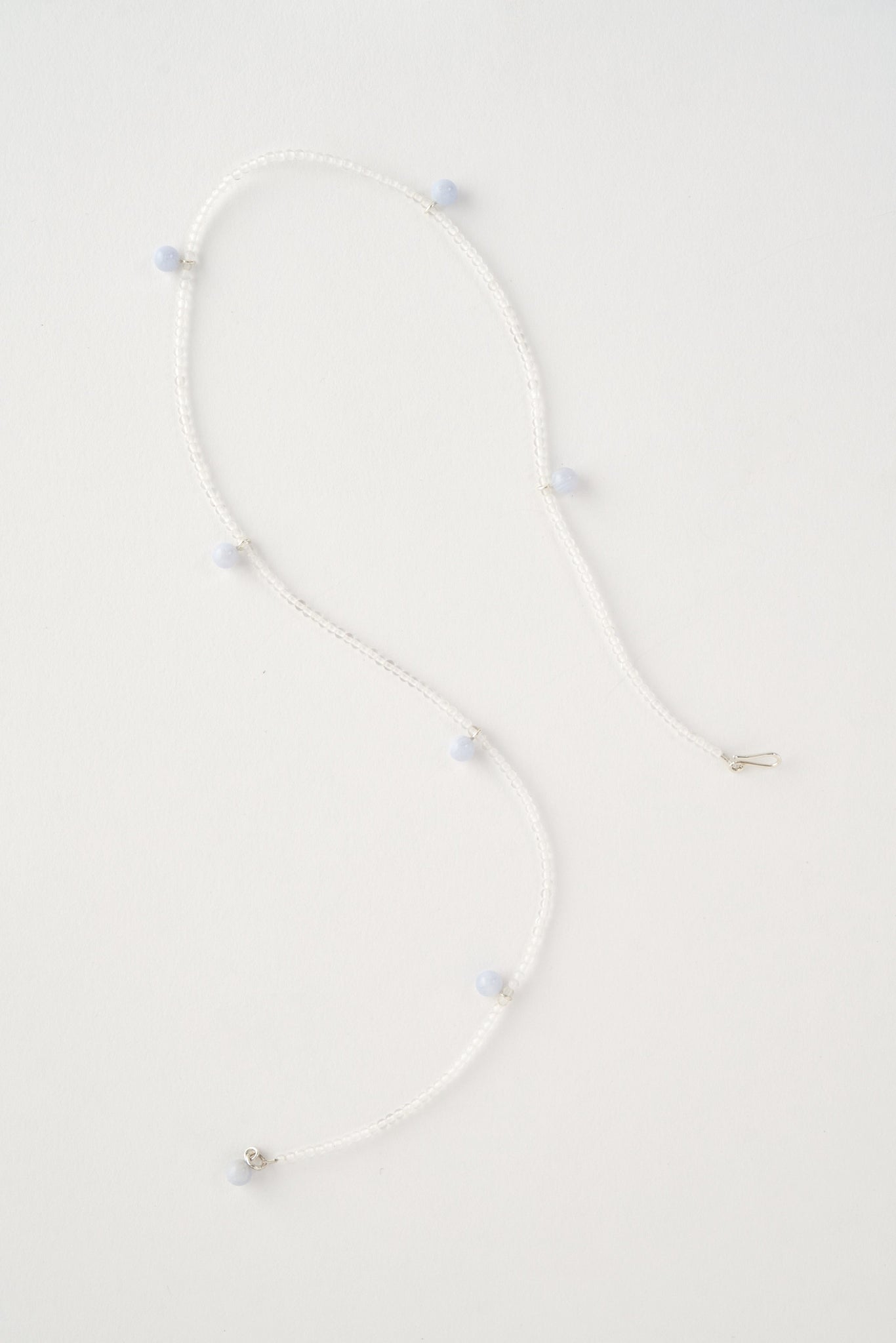 Crystal Dew Necklace Tiny in Chalcedon