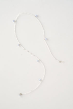 Crystal Dew Necklace Tiny in Chalcedon