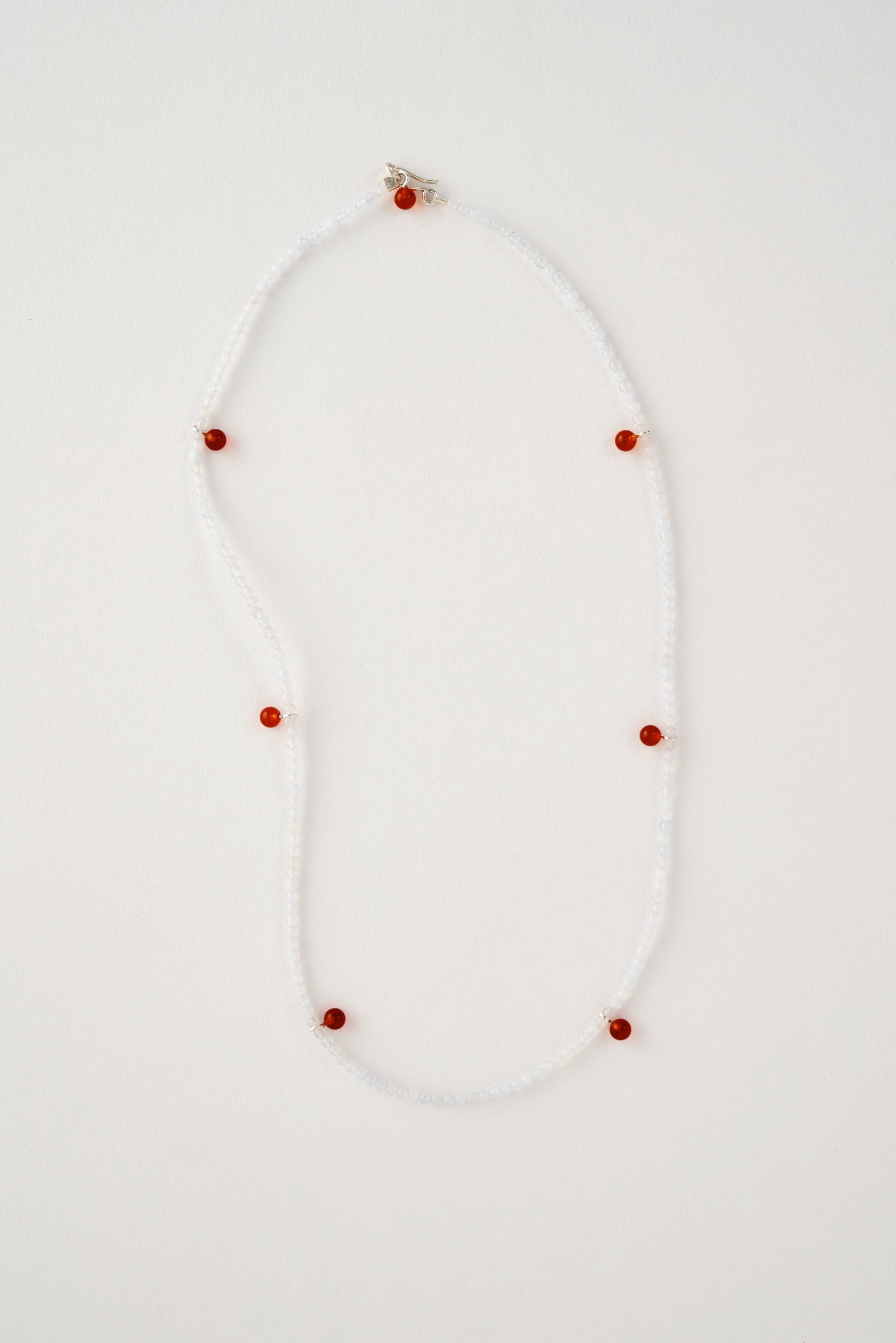 Light Blue Tiny Dew Necklace
