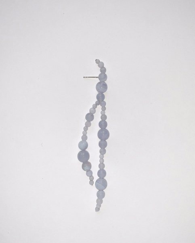 Lone Glyzinia Earrings No. 2 by Mussels and Muscles