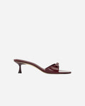 Greta 50 Mule in Merlot by Studio Amelia
