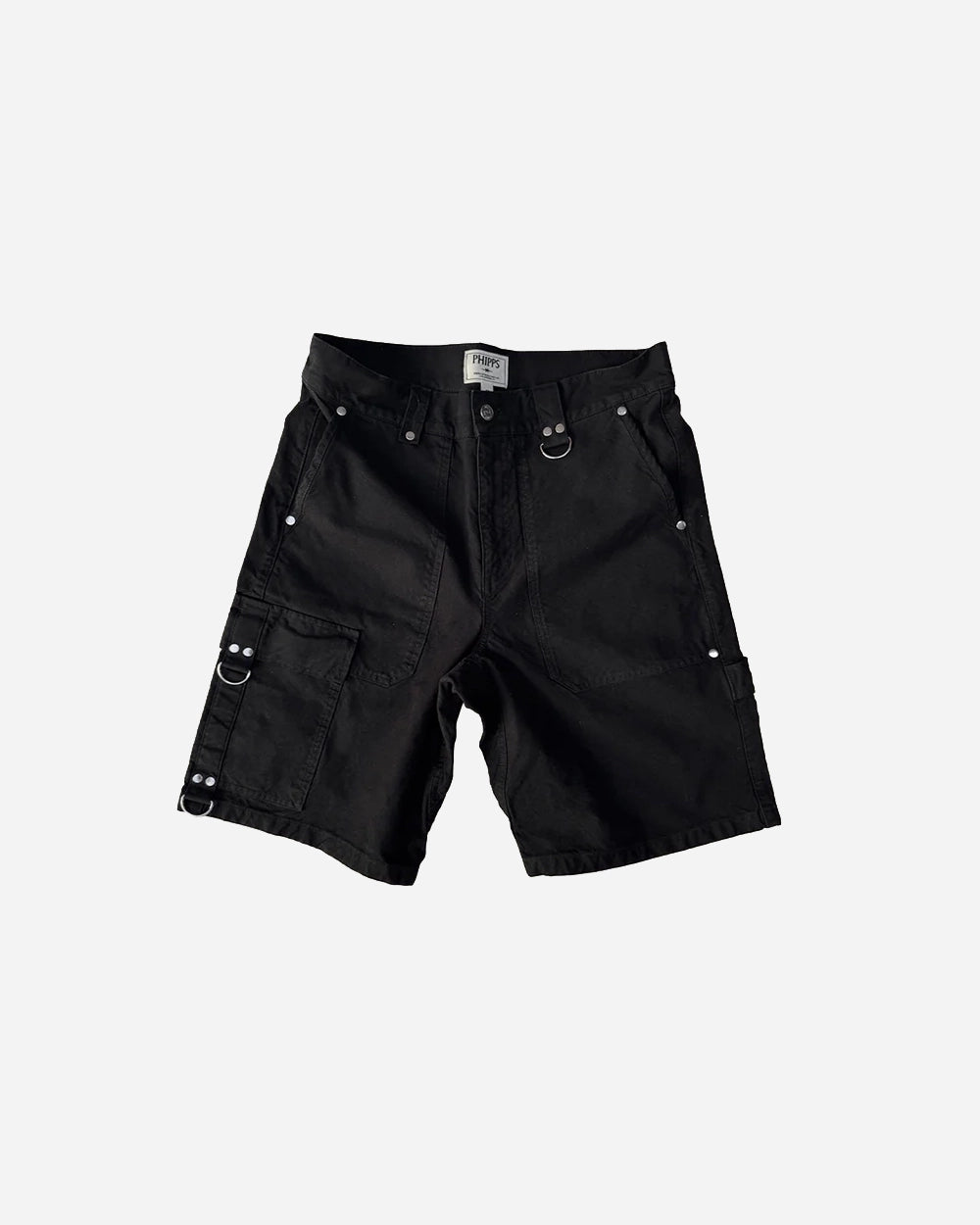Hard Work Shorts in Black by PHIPPS