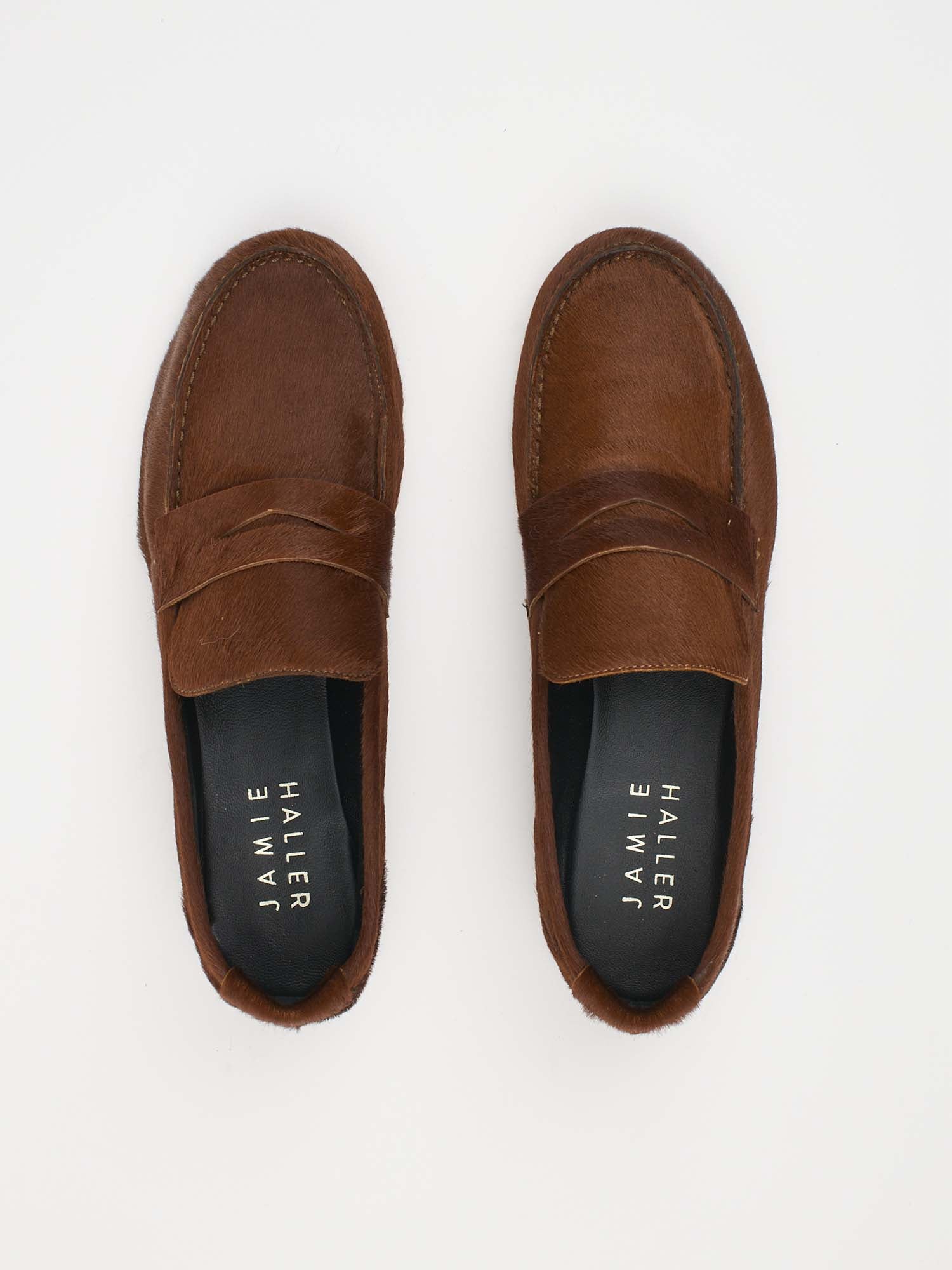 The Penny Loafer in Rosewood Ponyhair by Jamie Haller