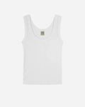 Hillie Tank in White by FLORE FLORE