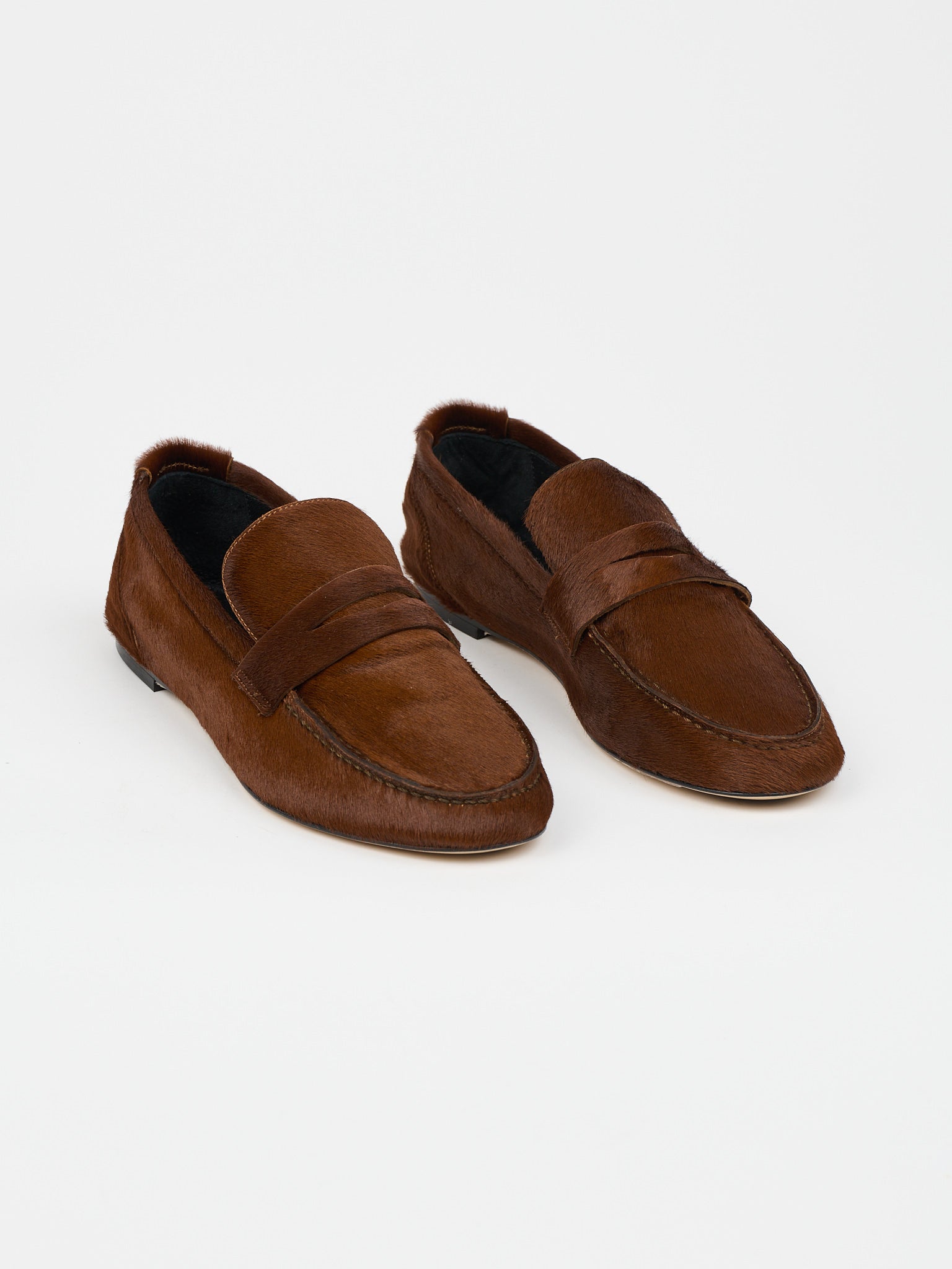 The Penny Loafer in Rosewood Ponyhair by Jamie Haller