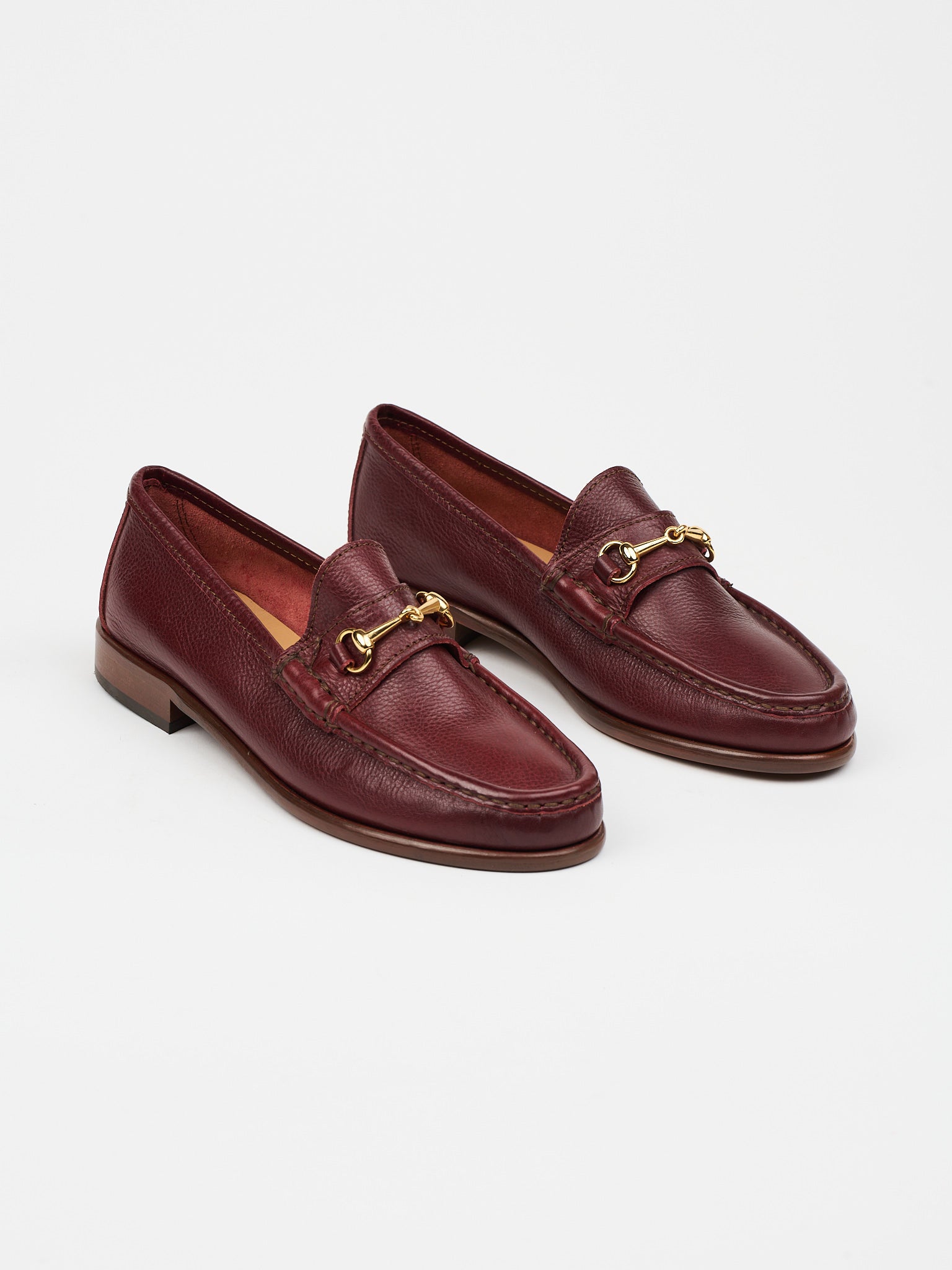 Jamie Haller Bit Loafer in Oxblood Castagno