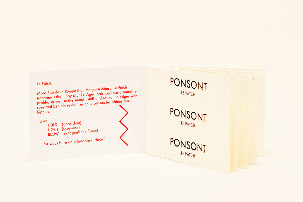 Incense Paper in Le Patch by PONSONT