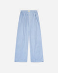 La Boxer Alta Cotton Flannel in Light Blue Herringbone by Comme Si