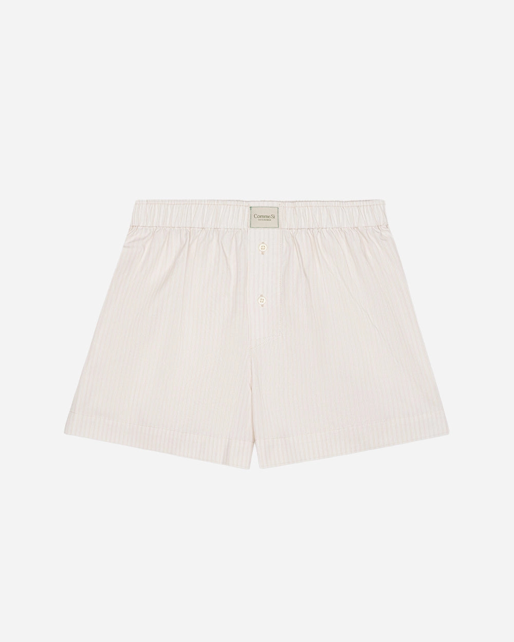 La Boxer Classica in Alabaster Stripe by Comme Si
