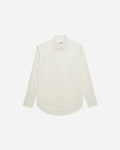 La Shirt Classica Cotton Flannel in Cream Twill by Comme Si