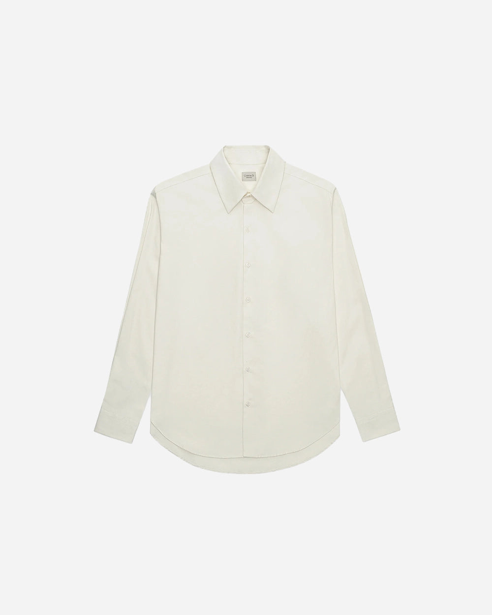 La Shirt Classica Cotton Flannel in Cream Twill by Comme Si