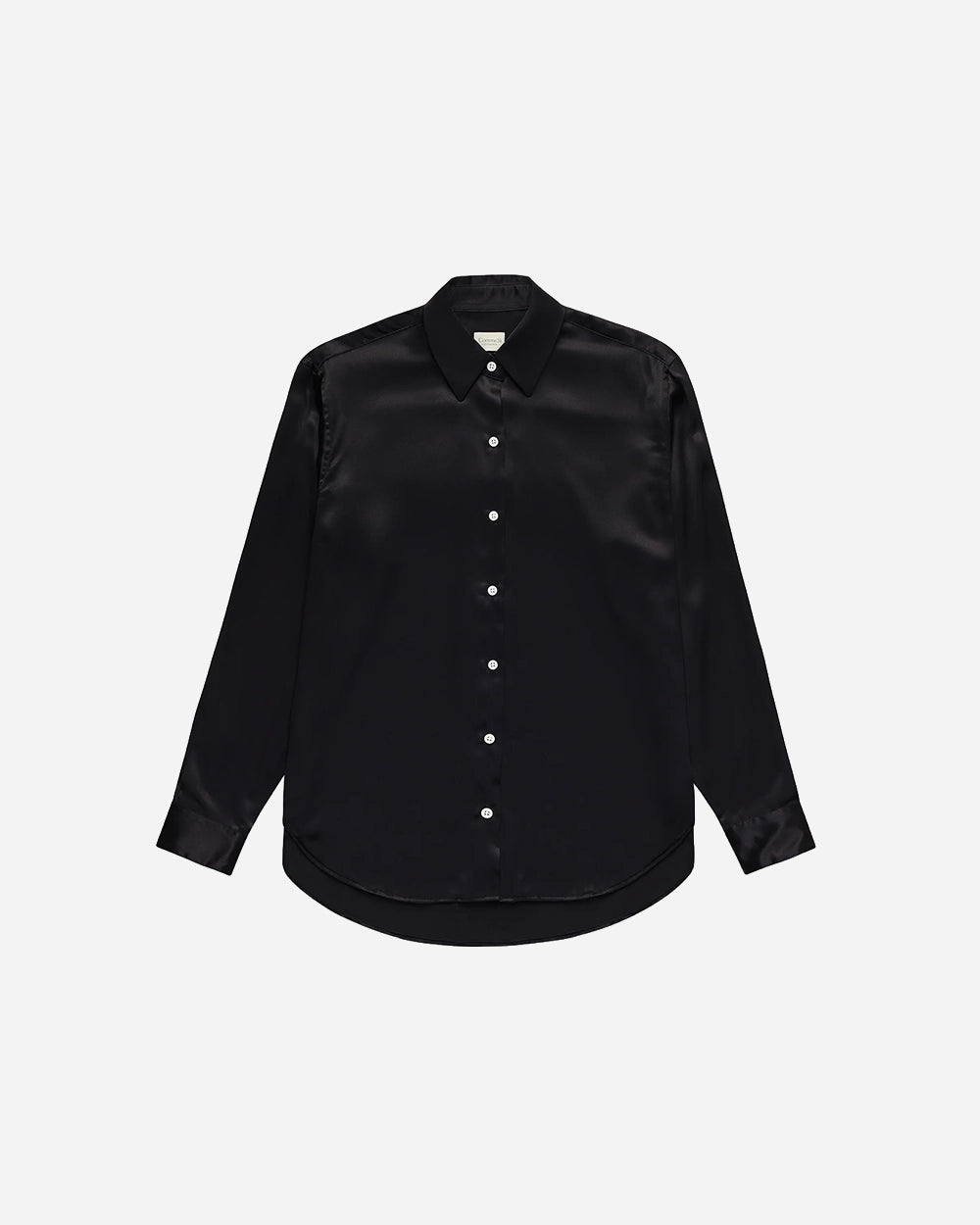 La Shirt Classica Silk in Black by Comme Si