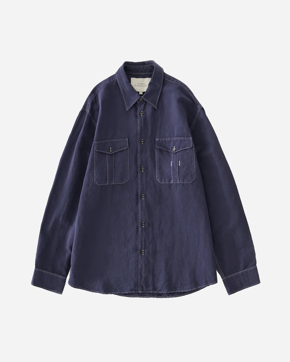 Louro Shirt in Indigo by Studio Nicholson