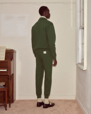 Crew Polo in Dark Green by Bode