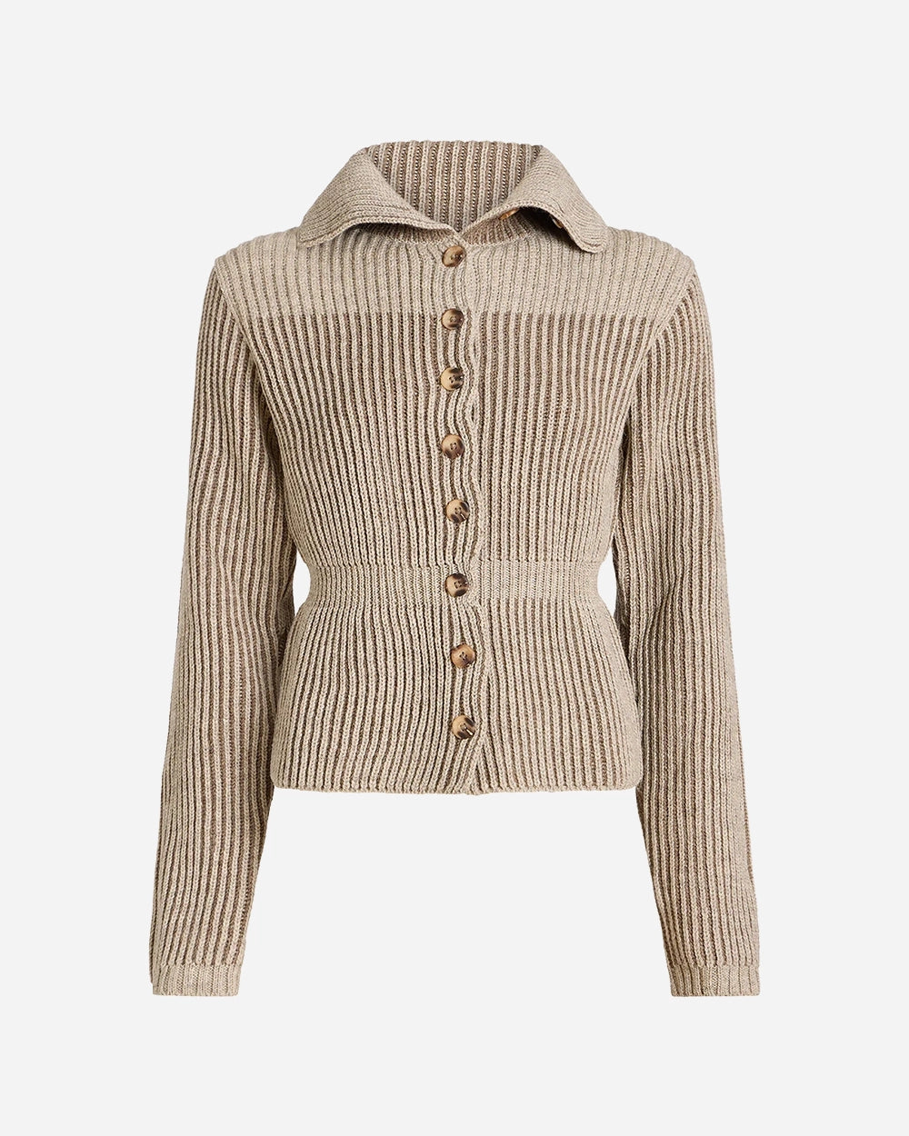 Marit Highland Waisted Wool Sweater by EMILY DAWN LONG
