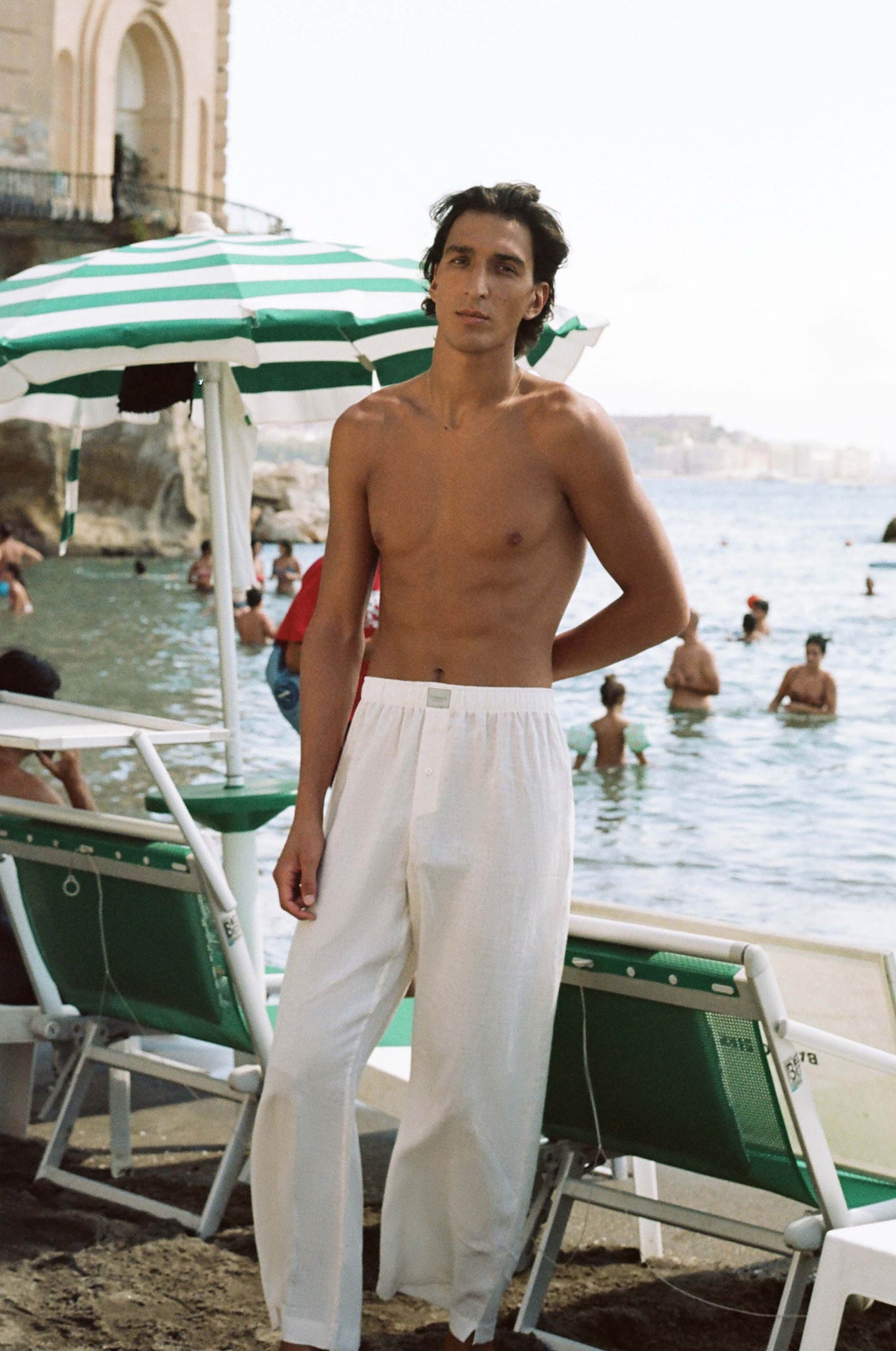 La Boxer Alta Linen in Cream