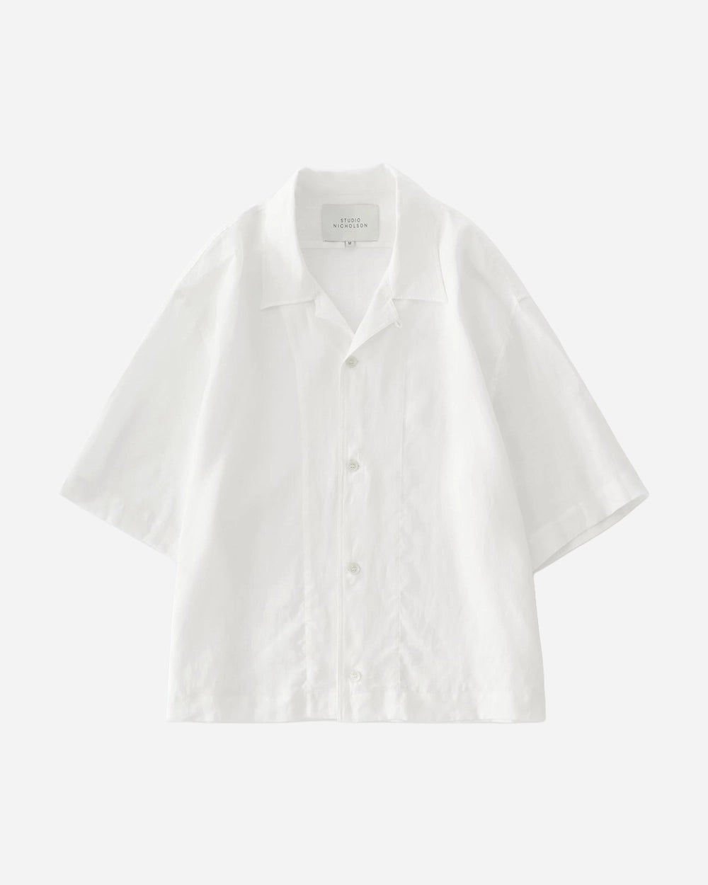 Oryn Short Sleeve Linen Shirt by Studio Nicholson
