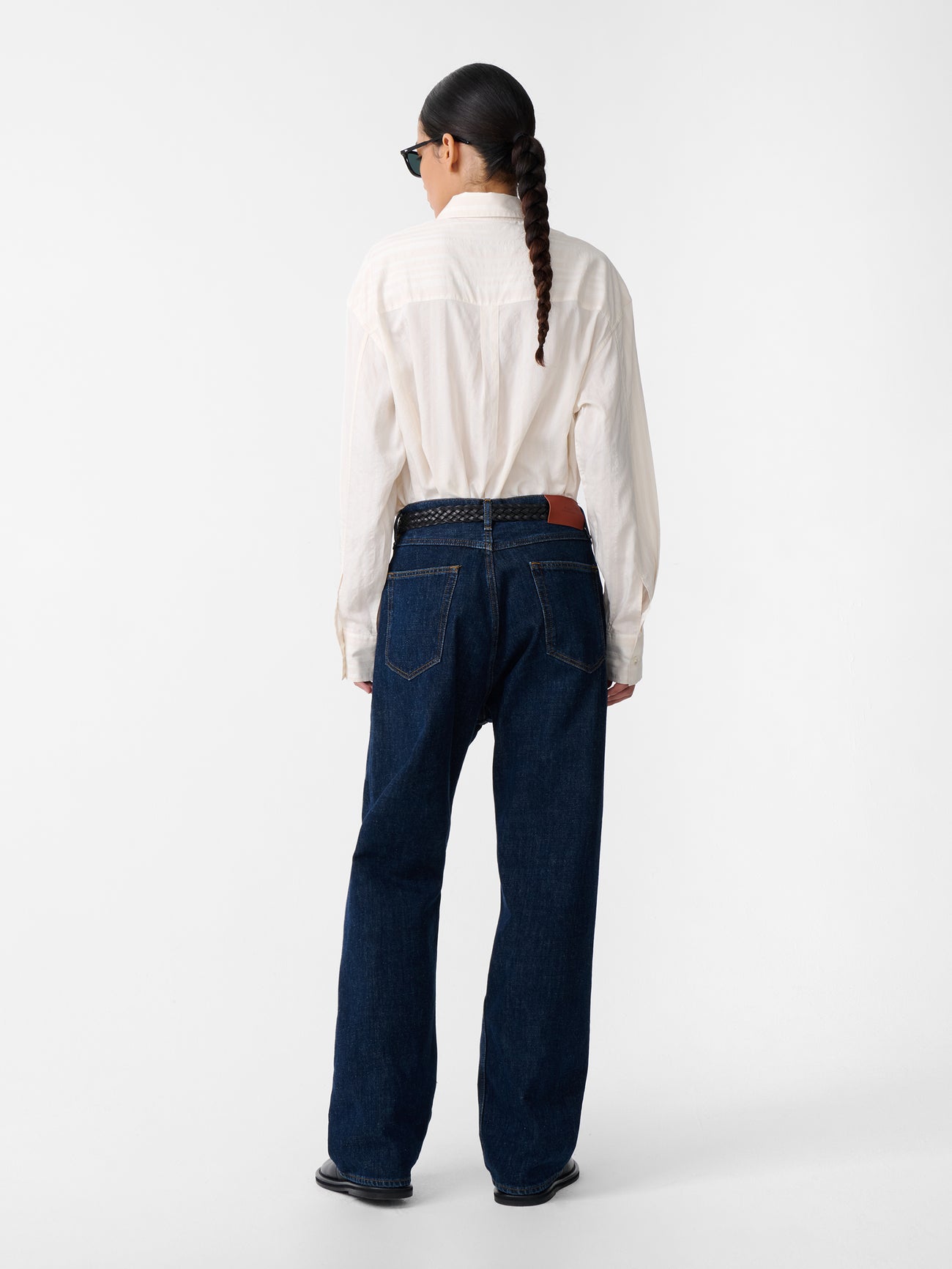 Rouen Shirt in Chalk by Studio Nicholson