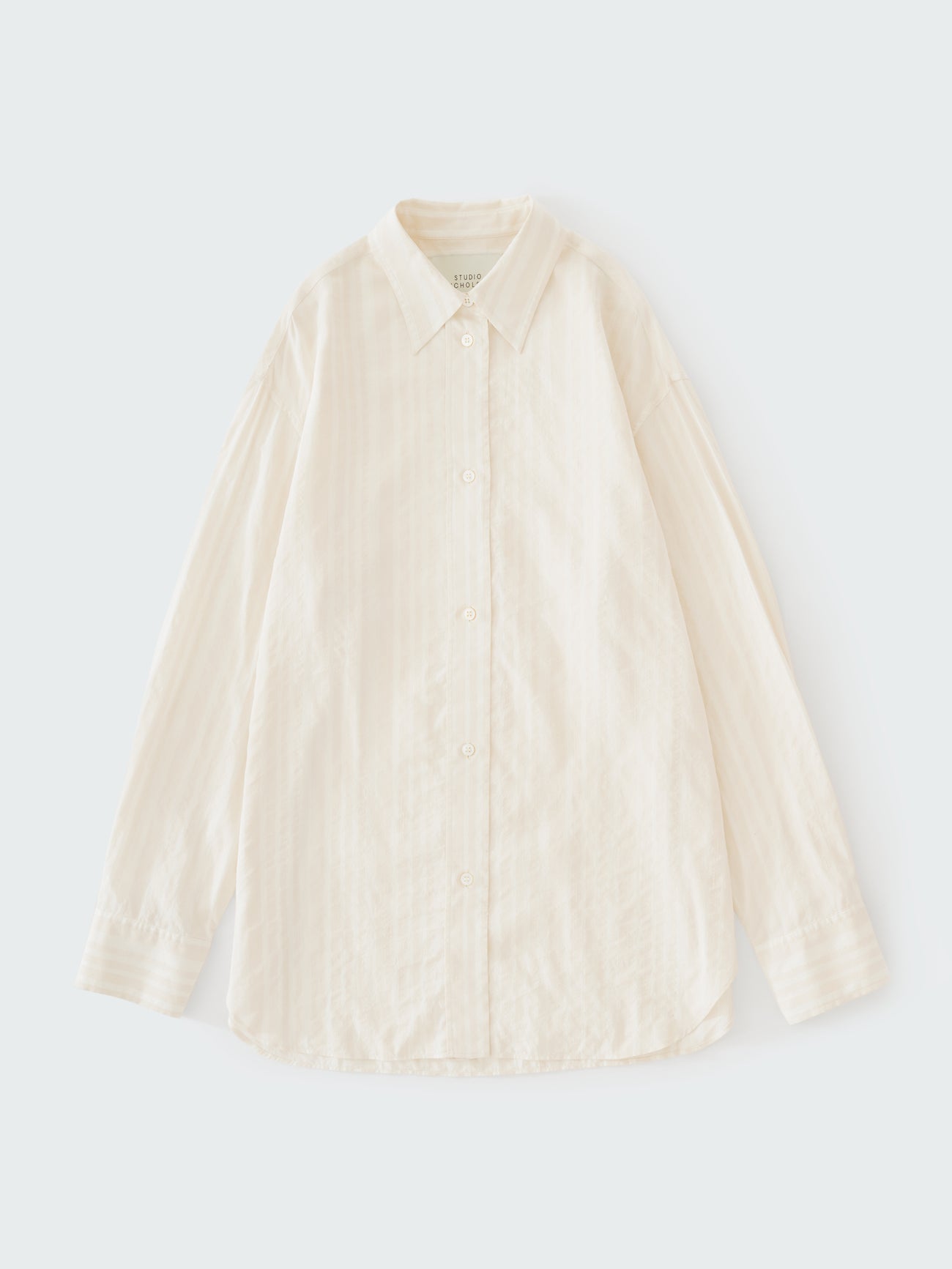 Rouen Shirt in Chalk by Studio Nicholson