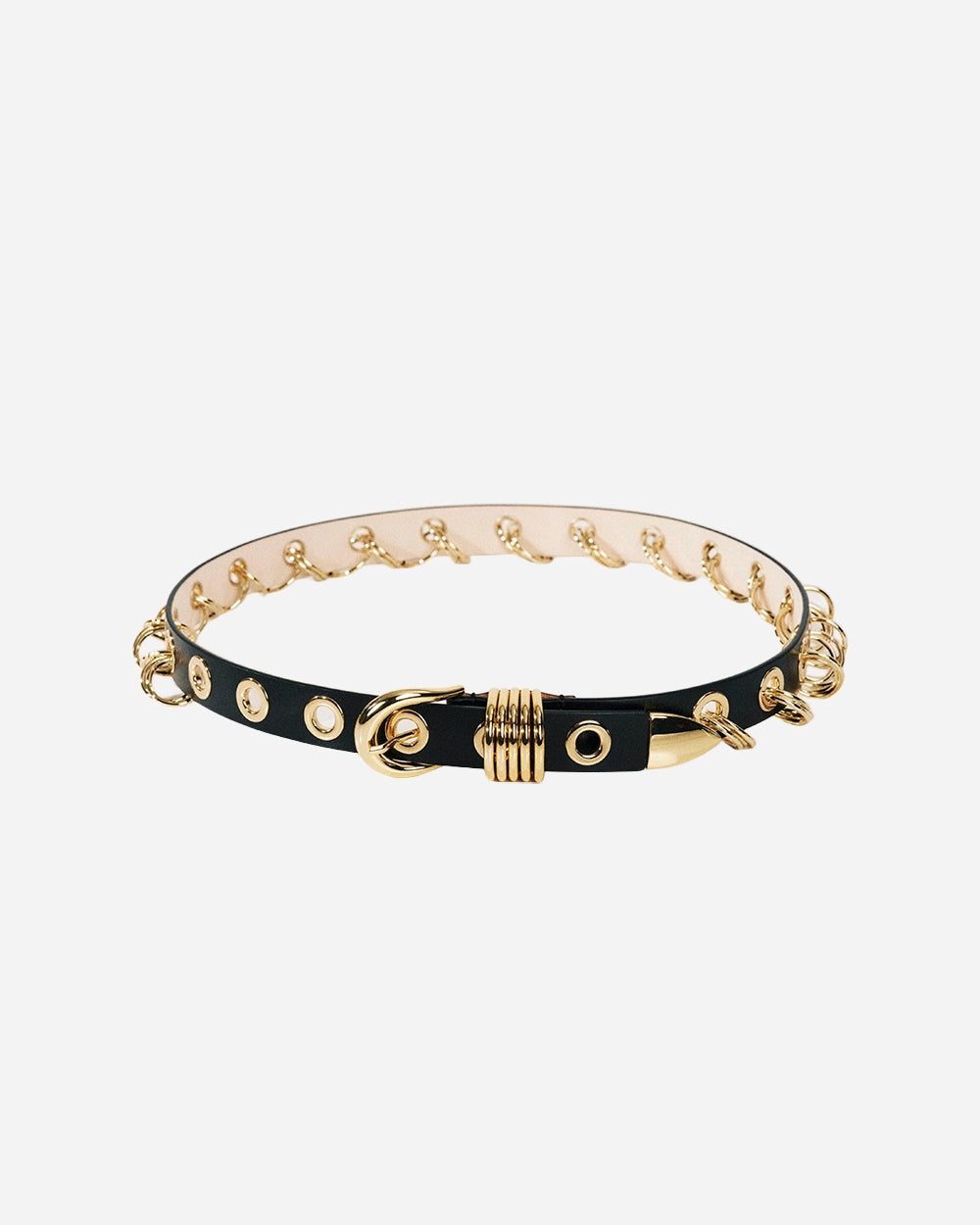 Revenge Belt in Black & Gold by Déhanche