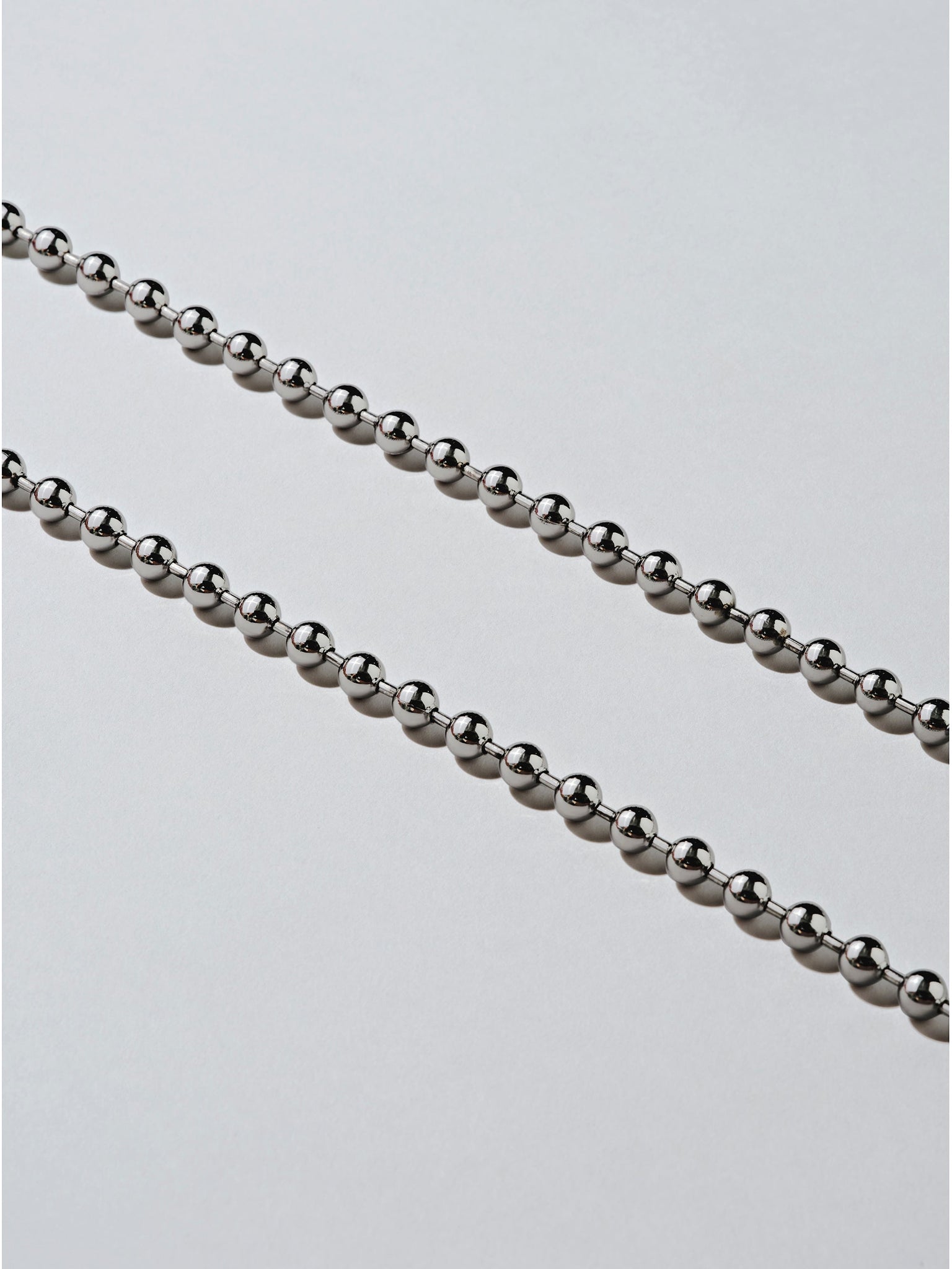 Ballchain Crossbody in Rhodium by Ossa