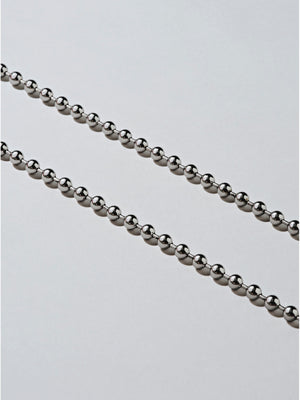 Ballchain Crossbody in Rhodium by Ossa