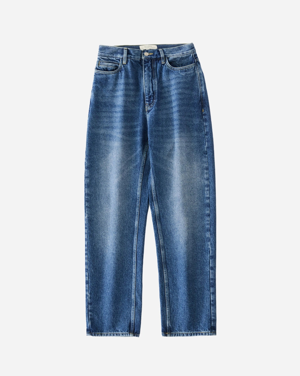 Ruthe Denim Pant in Worn Wash Indigo by Studio Nicholson