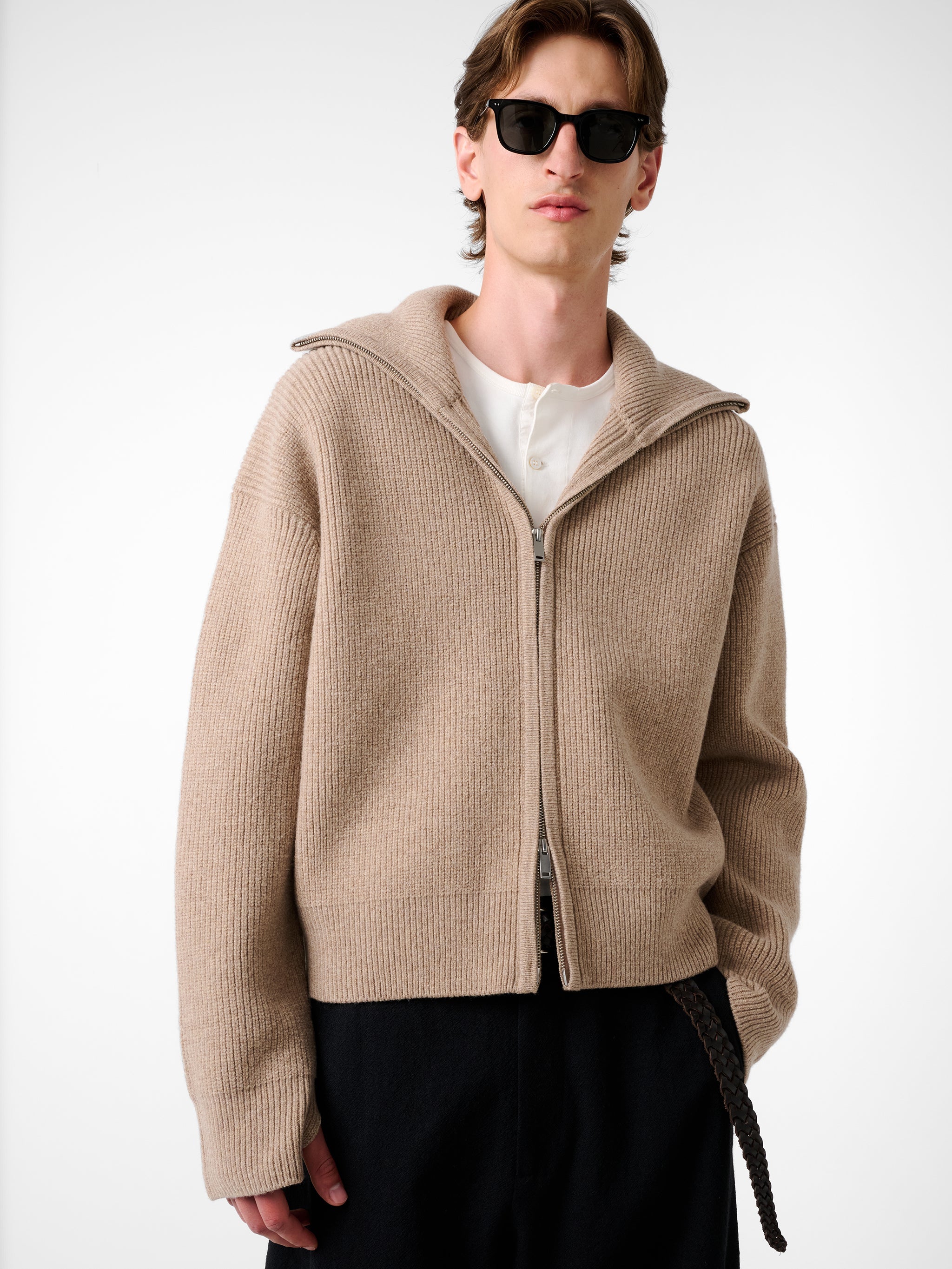 Sandos Knit in Oatmeal by Studio Nicholson