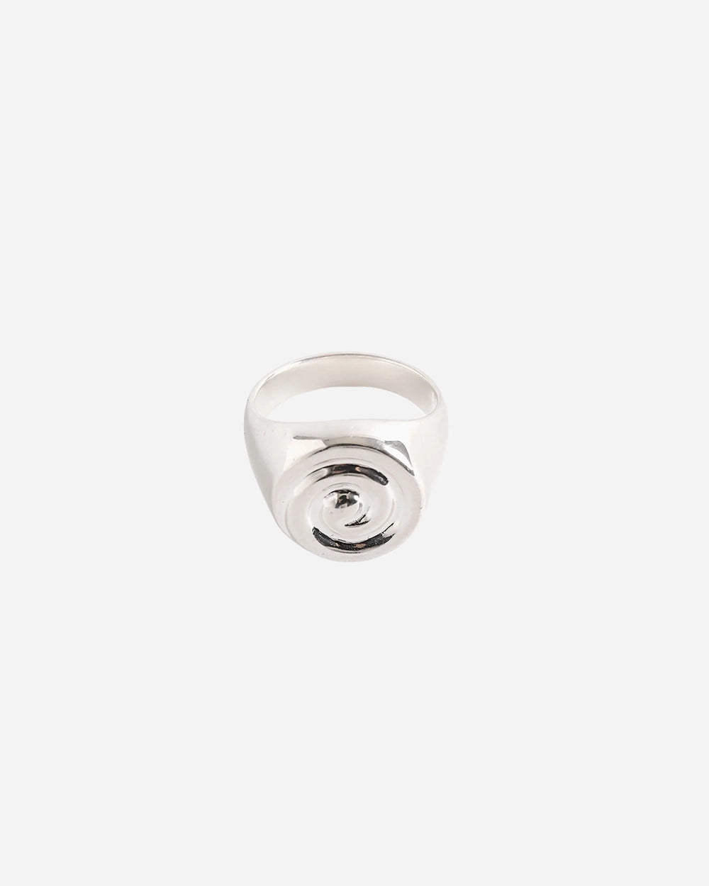 Spiral Signet Ring by NOMIA