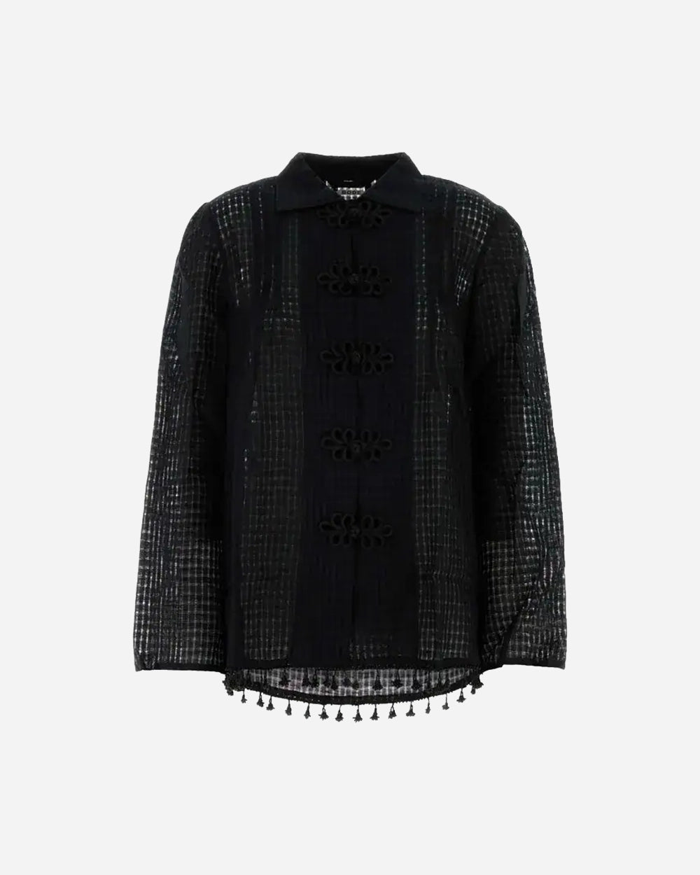 Surrey Fringe Shirt by Bode