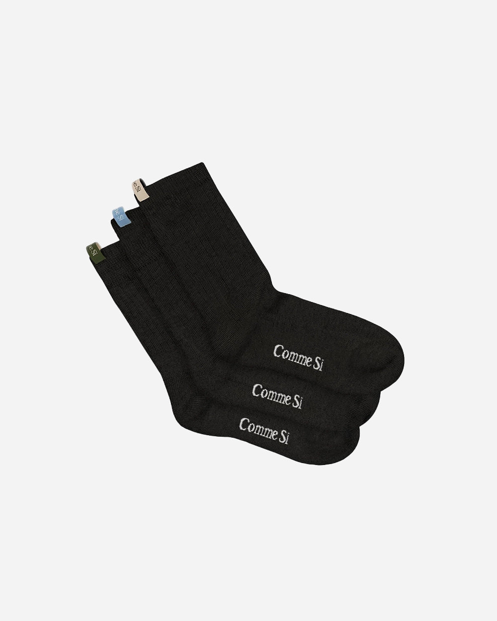 The Tube Sock in Black by Comme Si