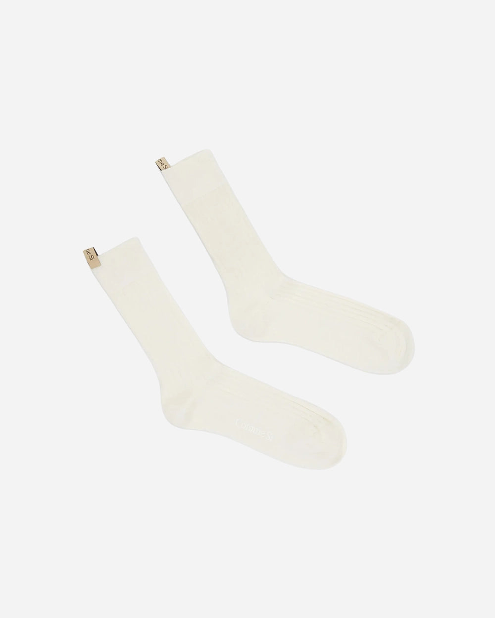 The Yves Sock in Ivory by Comme Si