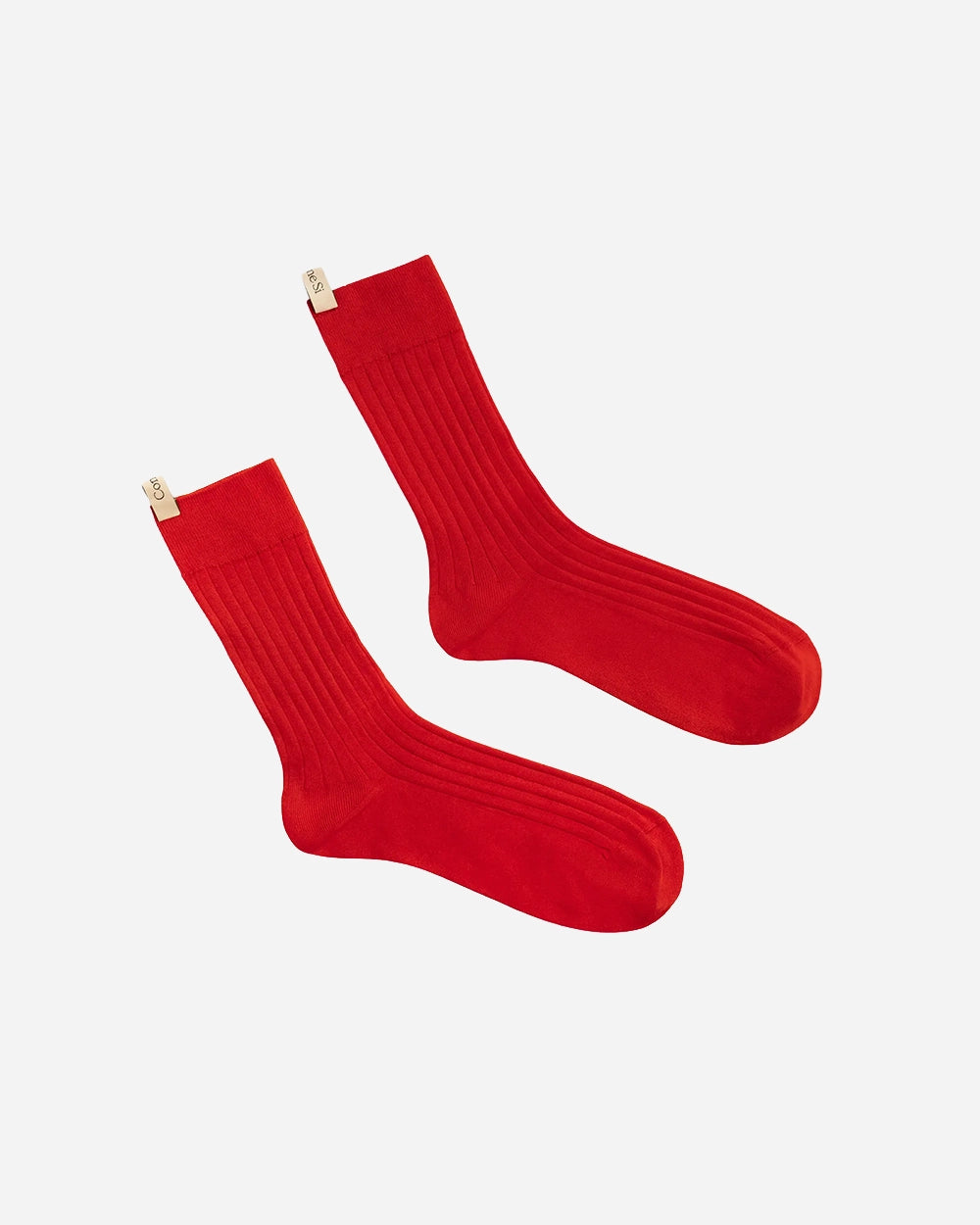 The Yves Sock in Scarlet by Comme Si