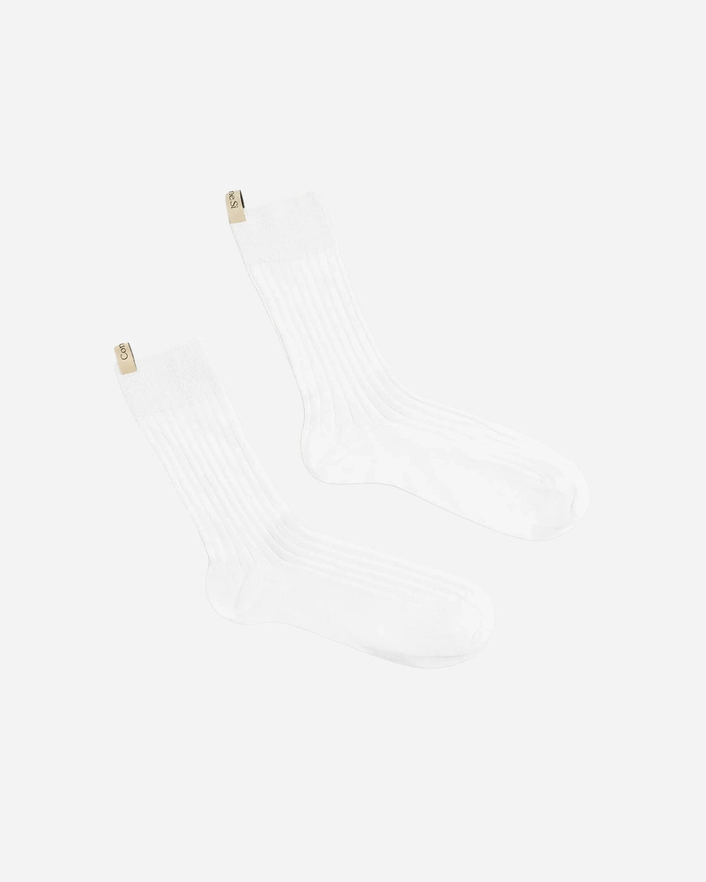 The Yves Sock in White by Comme Si