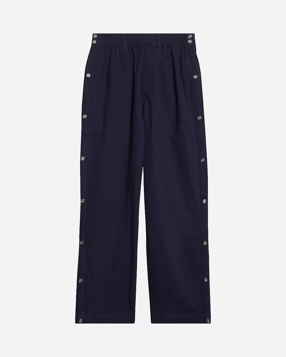 Twill Tear-Away Track Pants in Black by Bode